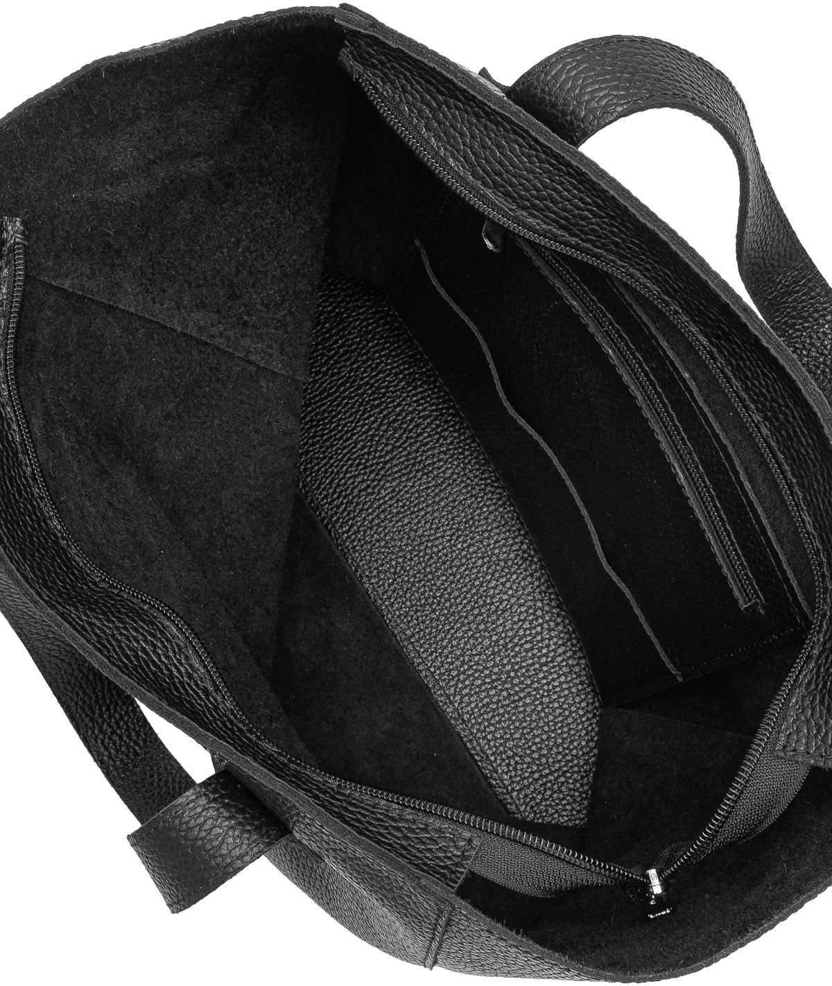 Torebka Stylowa Ryłko R30141TB_UW9 Czarna Skóra Naturalna