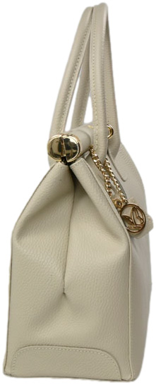 Torebka Elegancka Caprice 9-61008-43 402 Beige Nappa Skóra Naturalna