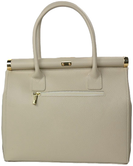 Torebka Elegancka Caprice 9-61008-43 402 Beige Nappa Skóra Naturalna