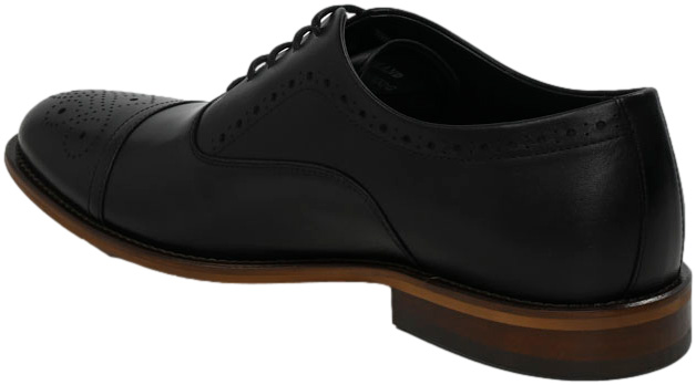 Półbuty Eleganckie Ryłko IPDW30_3WBF Czarna Skóra Naturalna