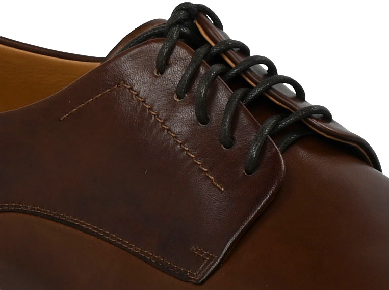 Półbuty Eleganckie Ryłko IPWB07_5YZF Brąz Skóra Naturalna