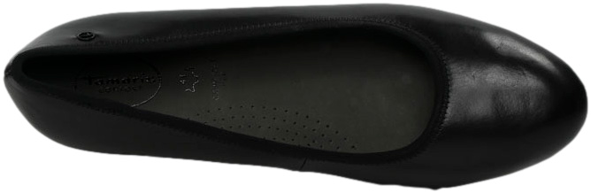 Czółenka Komfortowe Tamaris 8-52300-43 Black Czarne Skórzane R.43-45