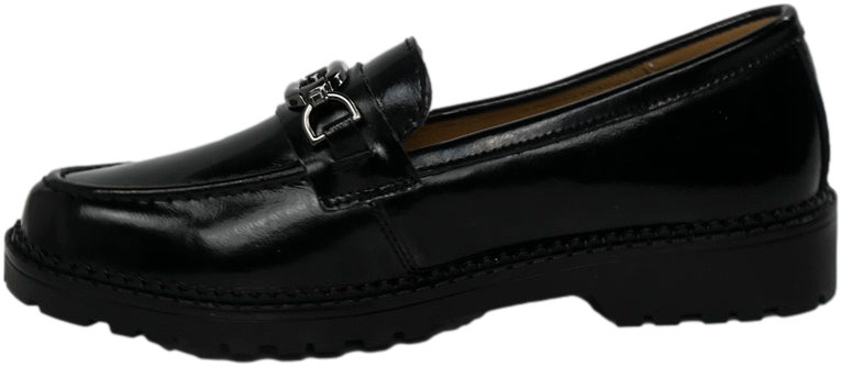 Mokasyny Modne Filippo DP4788-24BK Czarne Skóra Naturalna