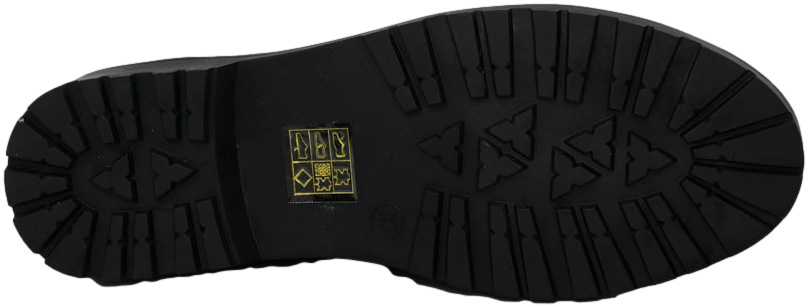 Mokasyny Modne Filippo DP4788-24BK Czarne Skóra Naturalna