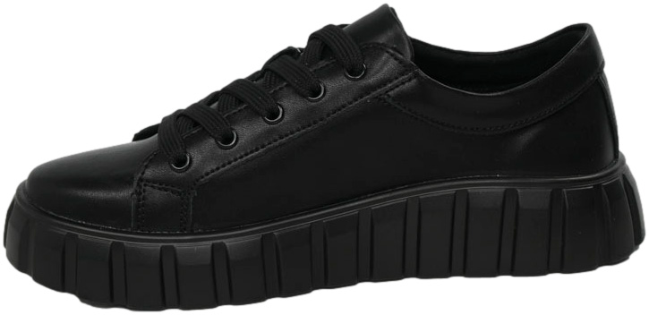 Sneakresy Stylowe Filippo DP4670-24 Czarne Skóra Naturalna
