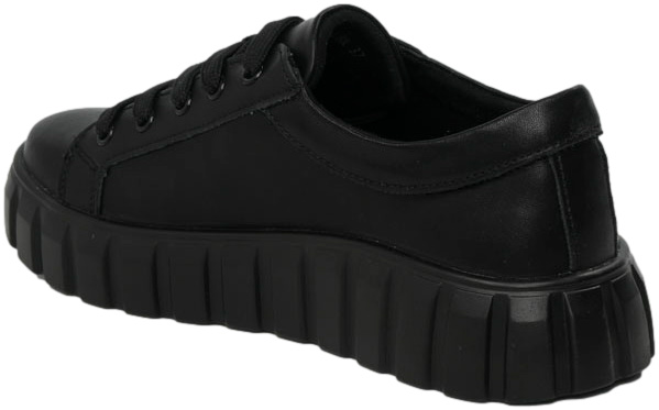 Sneakresy Stylowe Filippo DP4670-24 Czarne Skóra Naturalna
