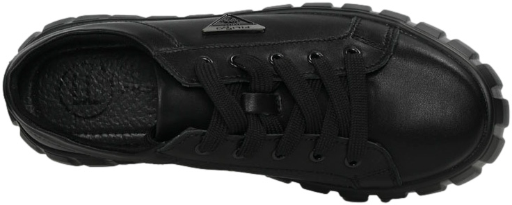 Sneakresy Stylowe Filippo DP4670-24 Czarne Skóra Naturalna