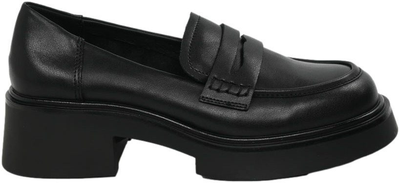 Mokasyny Stylowe S.Barski JC42-61 Black Czarne Skóra Naturalna