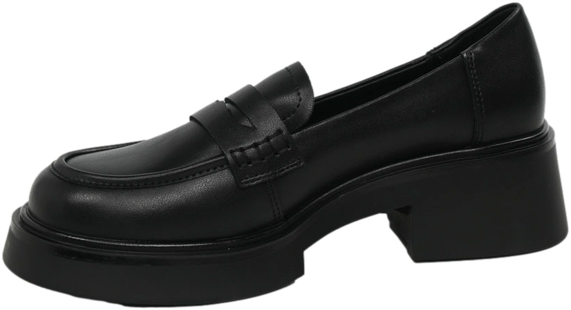 Mokasyny Stylowe S.Barski JC42-61 Black Czarne Skóra Naturalna