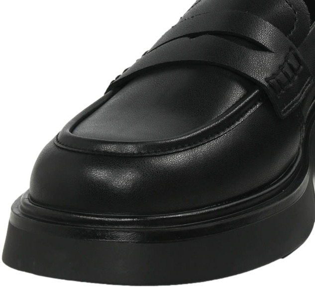 Mokasyny Stylowe S.Barski JC42-61 Black Czarne Skóra Naturalna