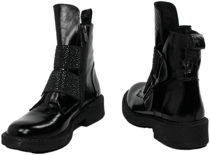 Trzewiki Ravini G044 1215 07 Czarne Skóra Naturalna_TN