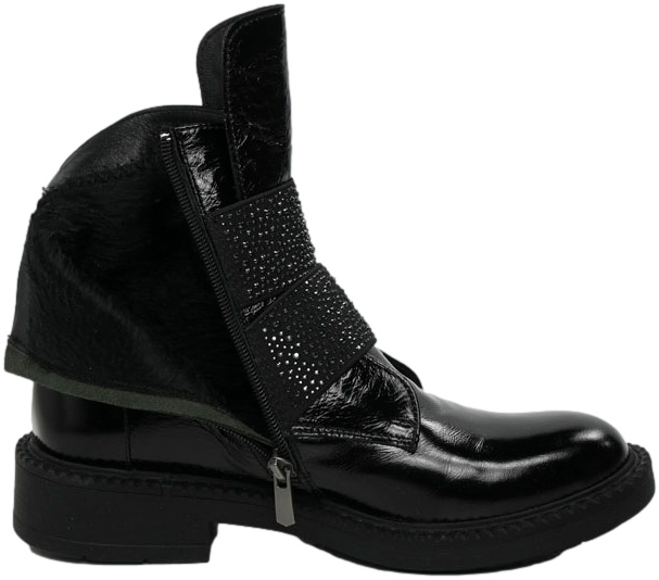 Trzewiki Ravini G044 1215 07 Czarne Skóra Naturalna_TN