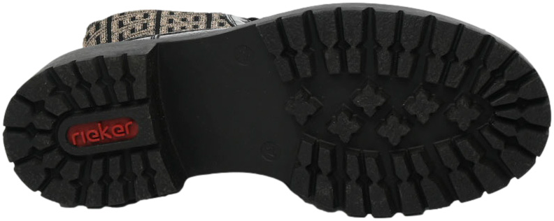 Trzewiki Stylowe Rieker 72607-00 Black Comb