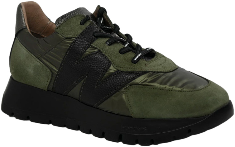 Sneakersy Modne Wonders A-2464 Trend Alga Khaki