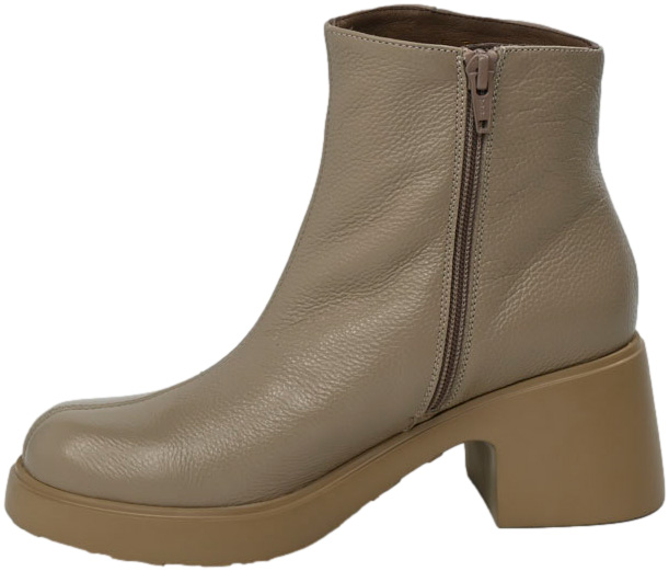 Botki Stylowe Wonders E-7107 Wild Taupe Skóra Naturalna