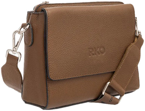 Torebka Elegancka Ryłko R40556TB_1Q  Brąz Skóra Naturalna