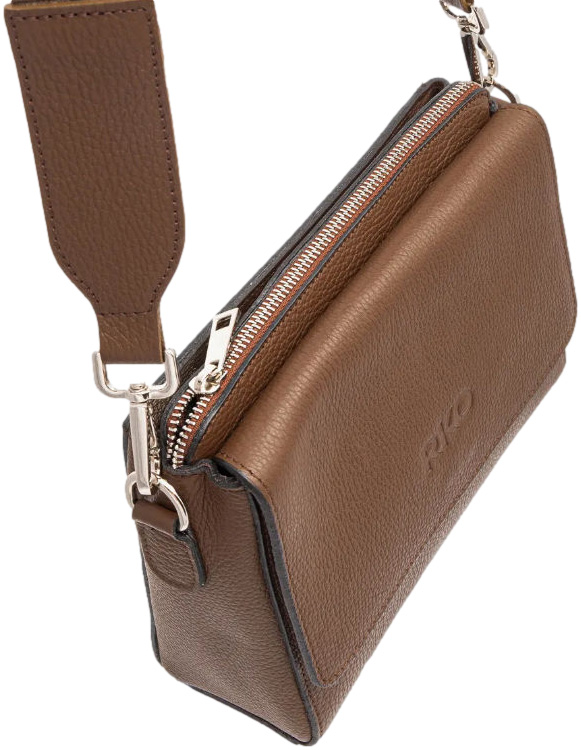 Torebka Elegancka Ryłko R40556TB_1Q  Brąz Skóra Naturalna