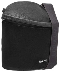 Torebka Stylowa Ryłko R30143TB_1QF  Czarny Skóra Naturalna