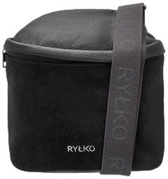 Torebka Stylowa Ryłko R30143TB_1QF  Czarny Skóra Naturalna