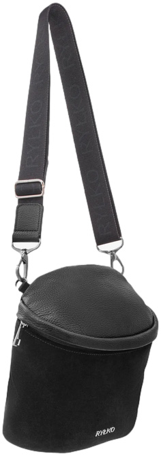 Torebka Stylowa Ryłko R30143TB_1QF  Czarny Skóra Naturalna