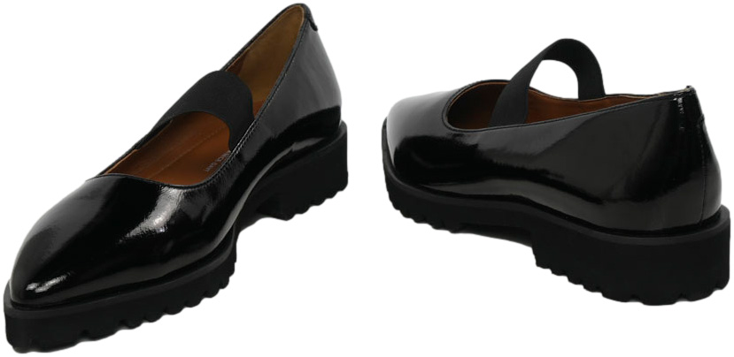 Półbuty Eleganckie GiosEppo 73829 Black Skóra Naturalna