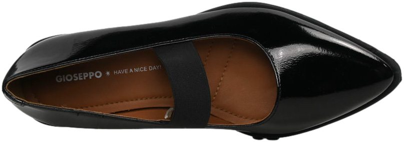 Półbuty Eleganckie GiosEppo 73829 Black Skóra Naturalna