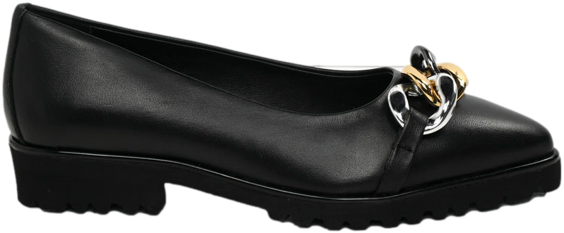 Półbuty Modne GiosEppo 70398 Reosebud Black Skóra Naturalna