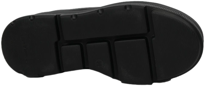 Sneakersy Wygodne Karino 5274-076 Czarne Lico Skóra Naturalna