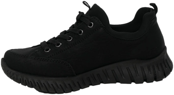 Sneakersy Stylowe Rieker M5352-00 Black Czarne