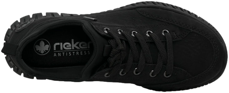 Sneakersy Stylowe Rieker M5352-00 Black Czarne