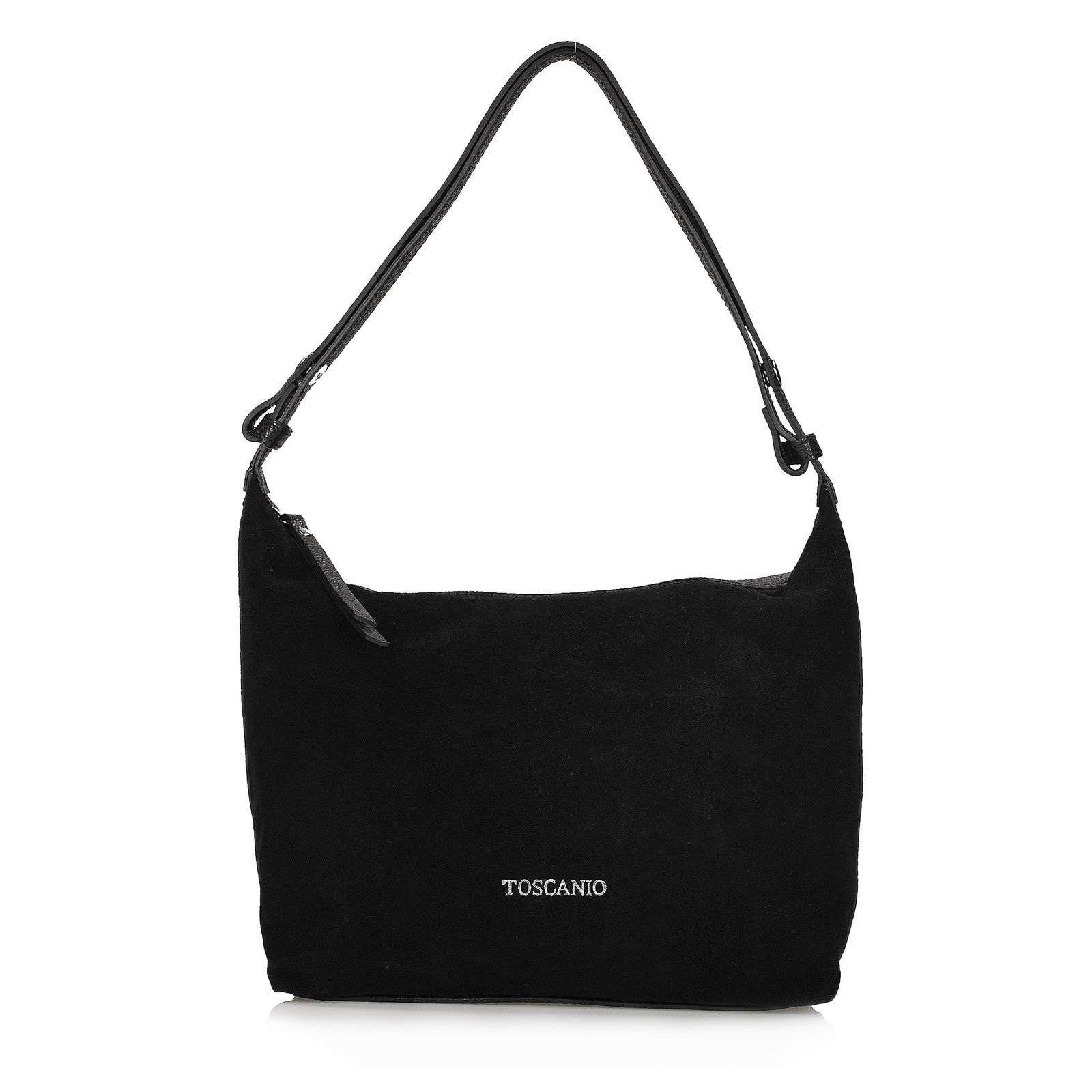 Torebka Toscanio F204 Czarny Skóra Naturalna 