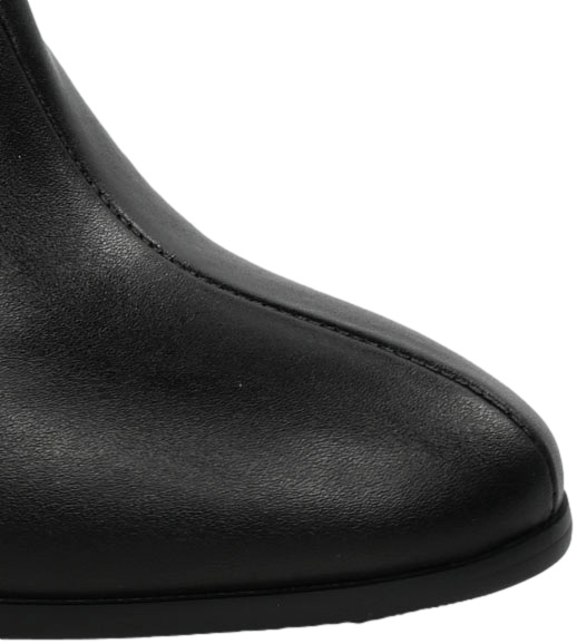 Botki Stylowe Filippo DBT6548 -24 Black Skóra Naturalna