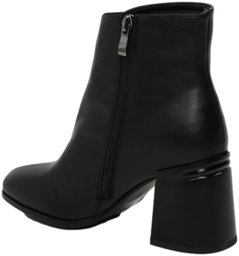 Botki Stylowe Filippo DBT6548 -24 Black Skóra Naturalna