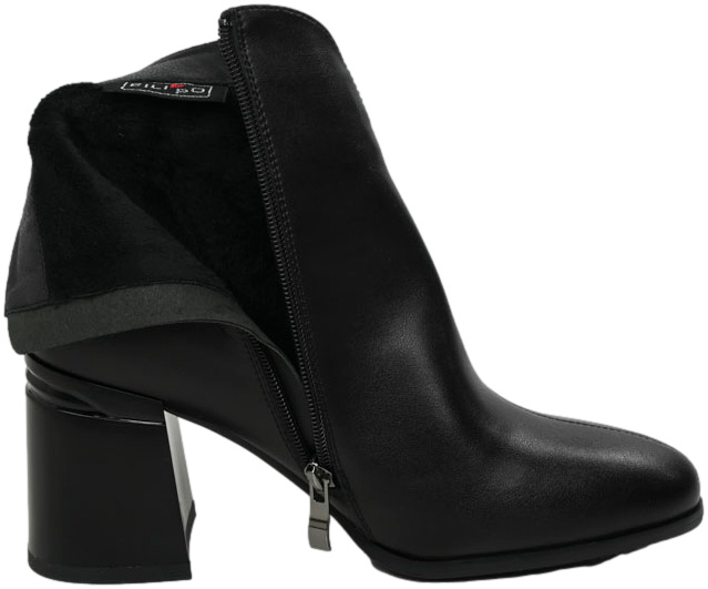 Botki Stylowe Filippo DBT6548 -24 Black Skóra Naturalna