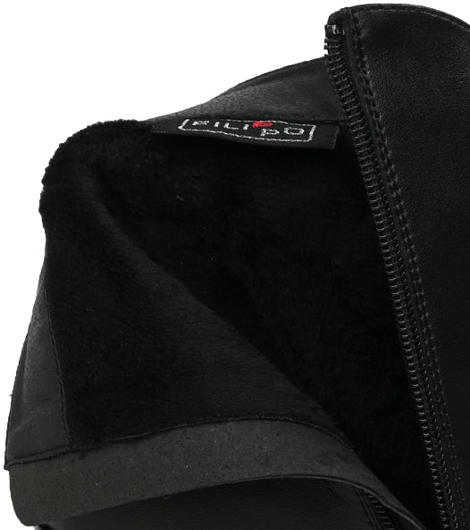 Botki Stylowe Filippo DBT6548 -24 Black Skóra Naturalna