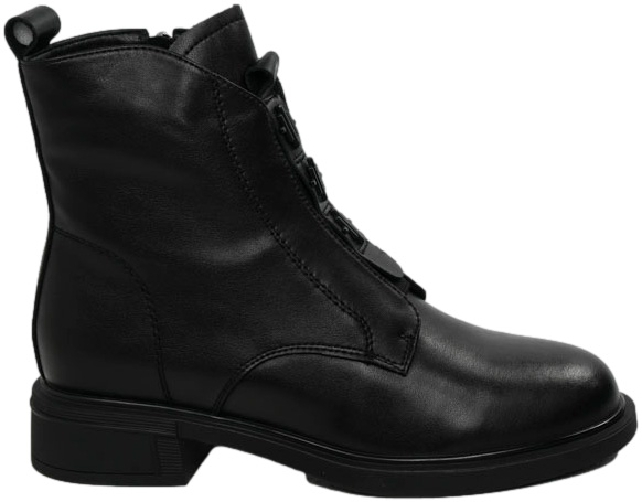 Trzewiki Stylowe S.Barski CR42-080 Black Skóra Naturalna