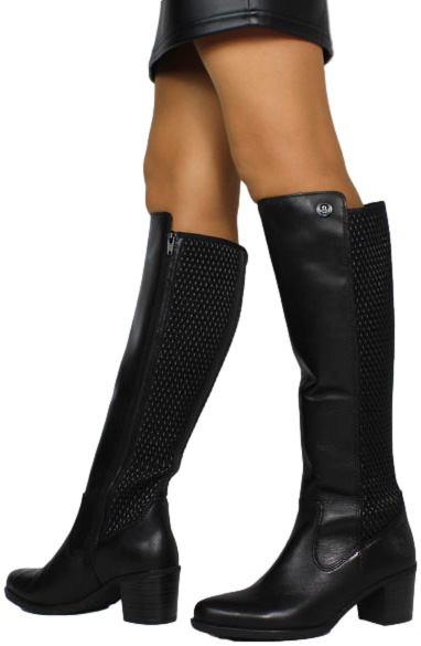 Kozaki Stylowe Rieker Y2050-00 Black Czarne