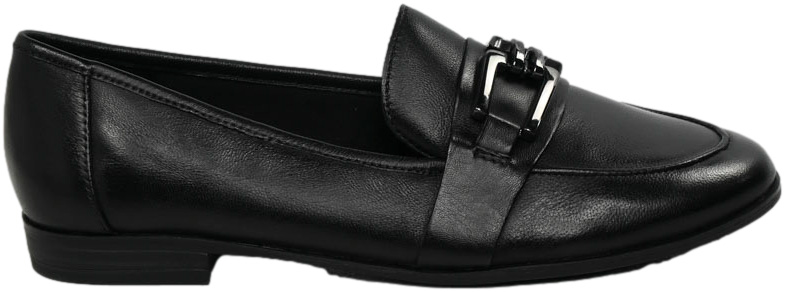 Mokasyny Stylowe Marco Tozzi 2-24201 001 Black Skóra Naturalna