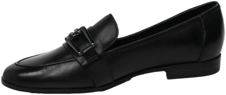Mokasyny Stylowe Marco Tozzi 2-24201 001 Black Skóra Naturalna