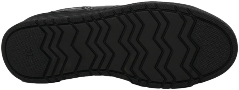 Sneakersy Stylowe Marco Tozzi 2-23787-43 098 Black Skóra Naturalna