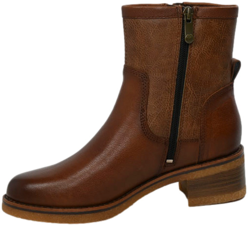 Botki Modne Marco Tozzi 2-25062-43 305 Cognac Skóra Naturalna