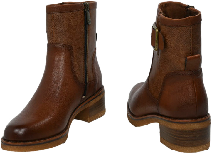 Botki Modne Marco Tozzi 2-25062-43 305 Cognac Skóra Naturalna