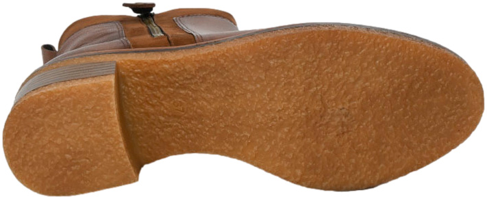 Botki Modne Marco Tozzi 2-25064-43 392 Cognac Comb Skóra Naturalna