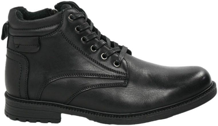 Trzewiki Stylowe American CY135/24 Black Skóra Naturalna
