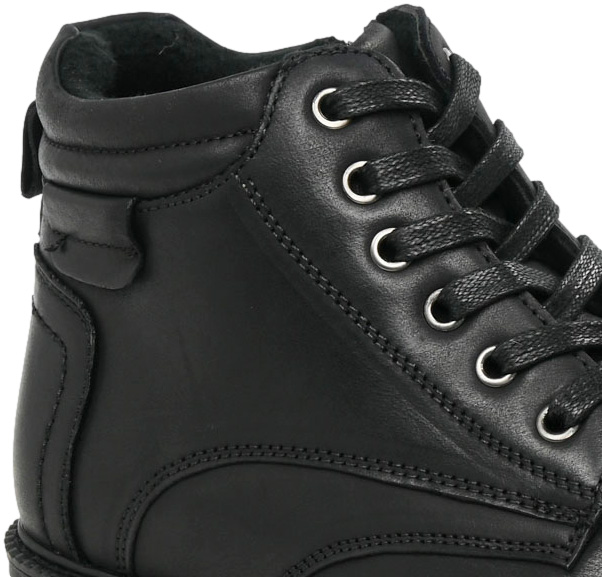 Trzewiki Stylowe American CY135/24 Black Skóra Naturalna