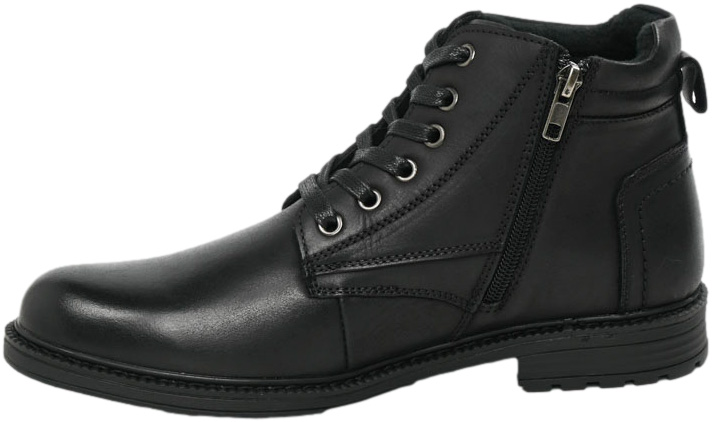 Trzewiki Stylowe American CY135/24 Black Skóra Naturalna
