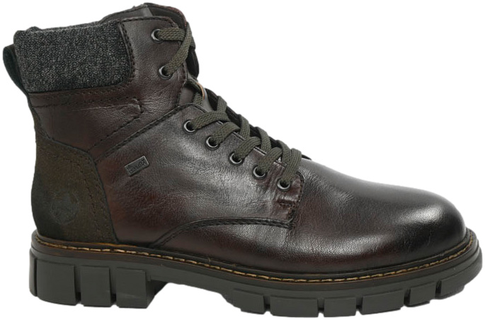 Trzewiki Stylowe Rieker 32205-25 Brown Brązowe Skóra Naturalna