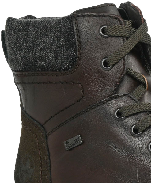 Trzewiki Stylowe Rieker 32205-25 Brown Brązowe Skóra Naturalna