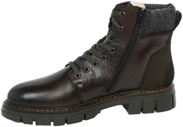 Trzewiki Stylowe Rieker 32205-25 Brown Brązowe Skóra Naturalna