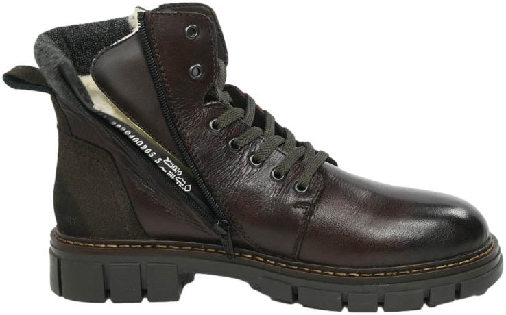 Trzewiki Stylowe Rieker 32205-25 Brown Brązowe Skóra Naturalna